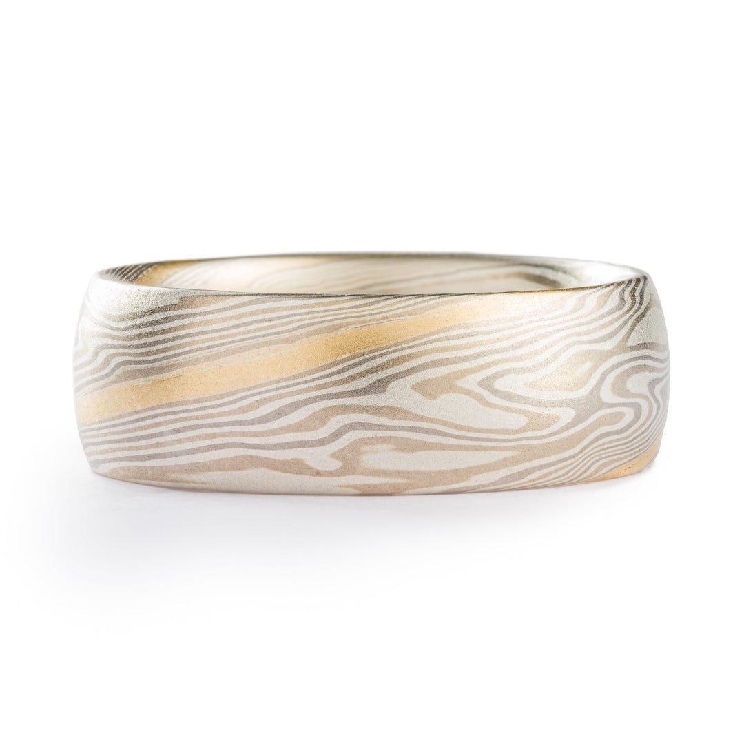 Hand Crafted Mokume Gane Wedding Band Or Ring In Twist Pattern And Smo   030121 52 419b60a6 Cb56 4ea0 8988 60073cd5ad82 1080x 